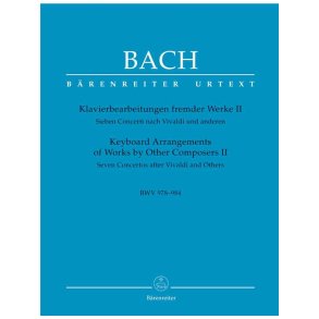 Keyboard Arrangements of Works by Other Composers - Bach, Johann Sebastian