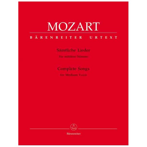 Complete Songs - Mozart, Wolfgang Amadeus