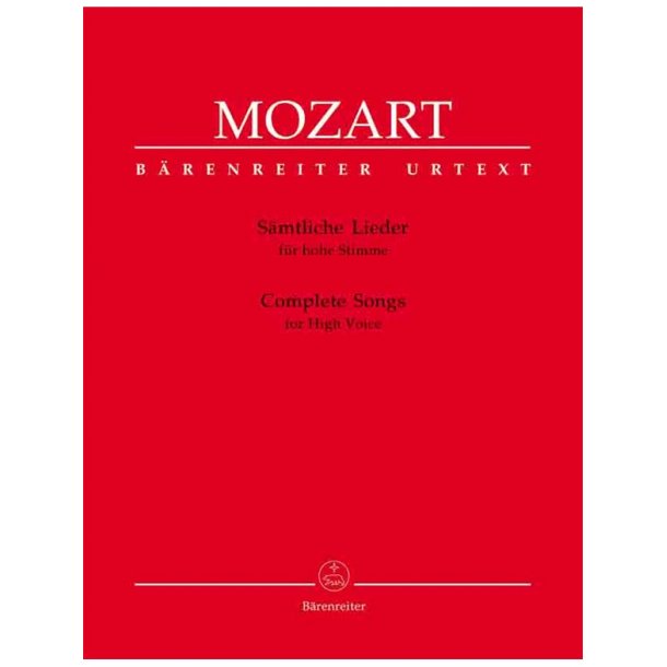 Complete Songs - Mozart, Wolfgang Amadeus