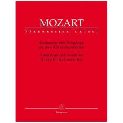 Cadenzas and Lead-ins to the Piano Concertos - Mozart, Wolfgang Amadeus