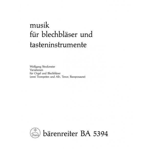 Variationen - Stockmeier, Wolfgang