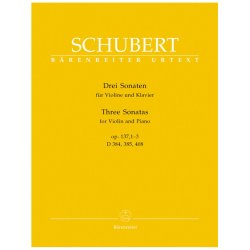 Three Sonatas - Schubert, Franz