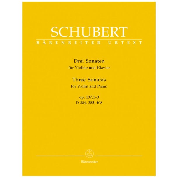 Three Sonatas - Schubert, Franz