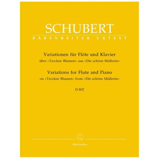 Variationen &uuml;ber "Trockne Blumen" - Schubert, Franz