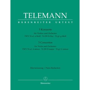 Three Concertos - Telemann, Georg Philipp