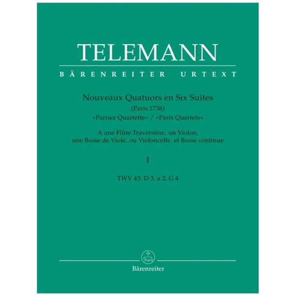 Nouveaux Quatuors en Six Suites - Telemann, Georg Philipp