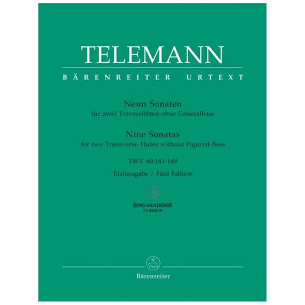 Nine Sonatas - Telemann, Georg Philipp