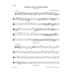 Christus, der ist mein Leben - Telemann, Georg Philipp