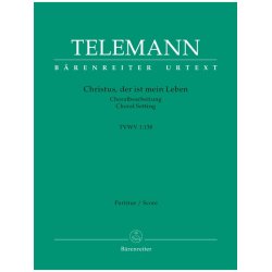 Christus, der ist mein Leben - Telemann, Georg Philipp