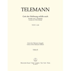 Gott der Hoffnung erf&uuml;lle euch - Telemann, Georg Philipp