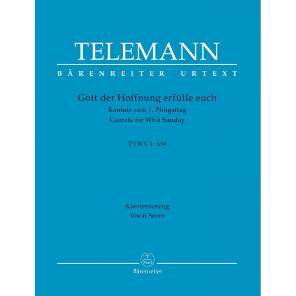 Gott der Hoffnung erf&uuml;lle euch - Telemann, Georg Philipp