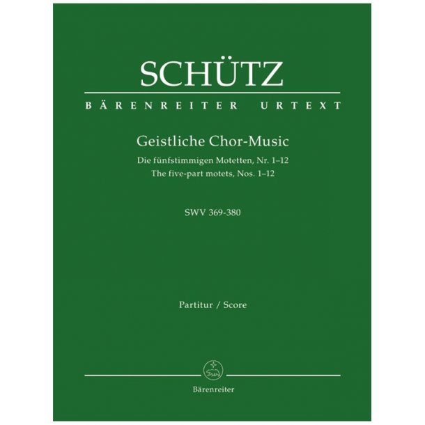 Geistliche Chor- Music - Sch&uuml;tz, Heinrich