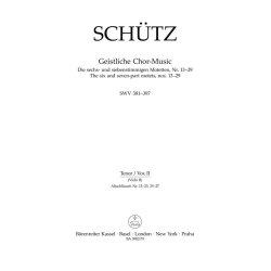 Geistliche Chor-Music - Sch&uuml;tz, Heinrich