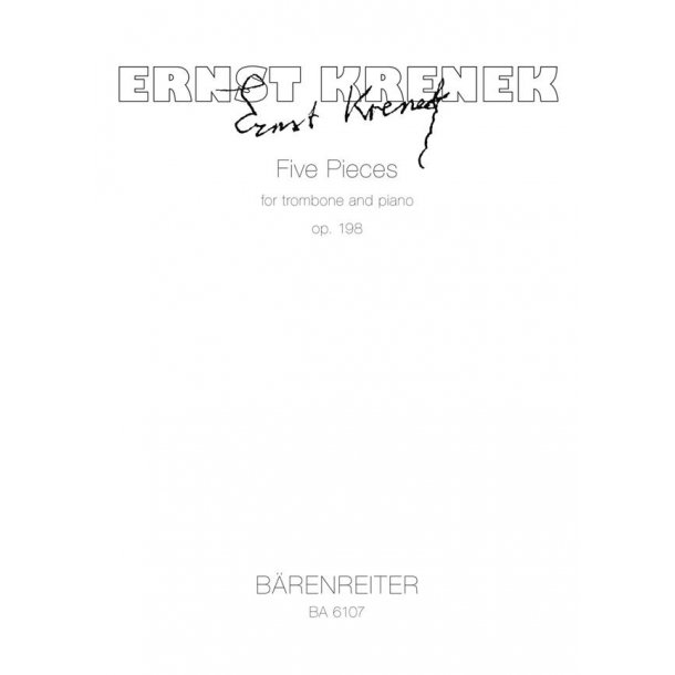 Five Pieces - Krenek, Ernst