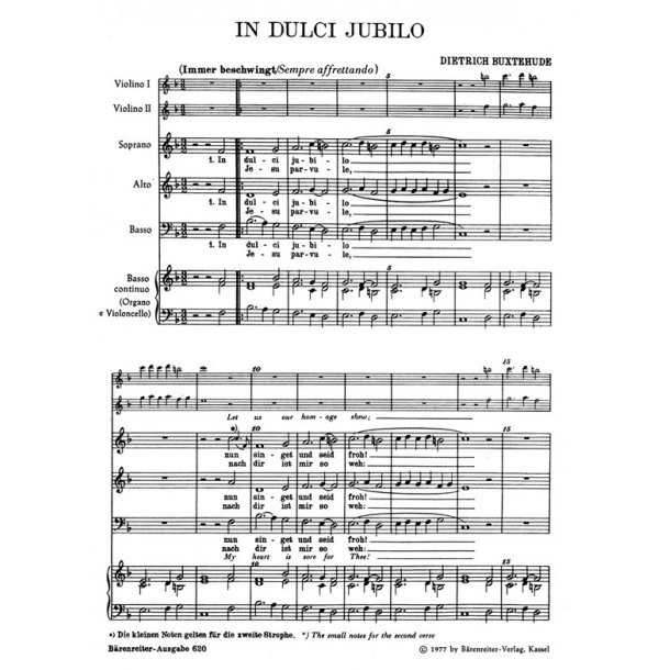 In dulci jubilo - Buxtehude, Dietrich