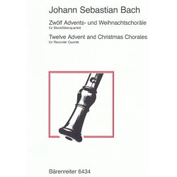 Twelve Advent and Christmas Chorales - Bach, Johann Sebastian