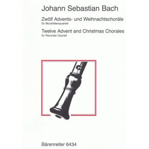 Twelve Advent and Christmas Chorales - Bach, Johann Sebastian