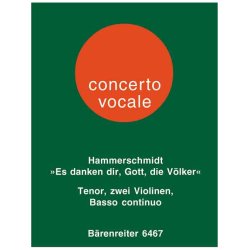 Es danken dir, Gott, die V&ouml;lker - Hammerschmidt, Andreas