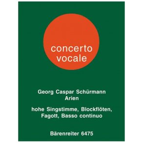 Sechs Arien aus Opern des Barock - Schürmann, Georg Caspar