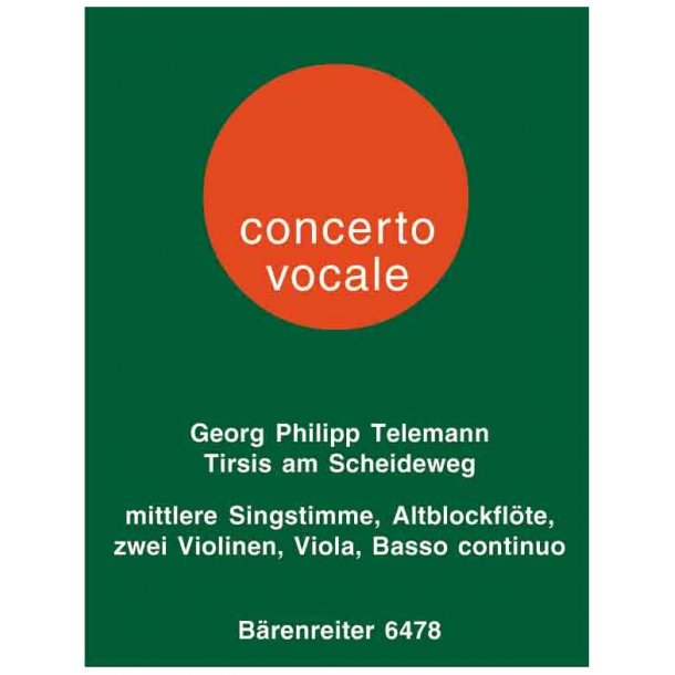 Tirsis am Scheidewege - Telemann, Georg Philipp