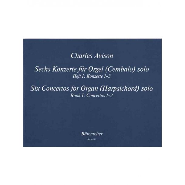 Six Concertos - Avison, Charles