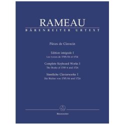 S&auml;mtliche Clavierwerke, Band I - Rameau, Jean-Philippe