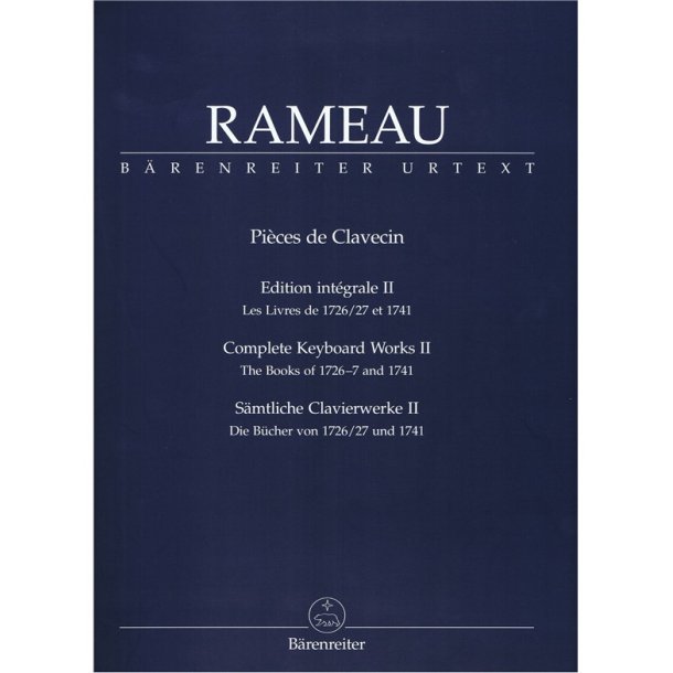 S&auml;mtliche Clavierwerke, Band II - Rameau, Jean-Philippe