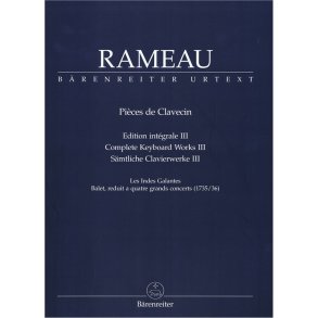 Sämtliche Clavierwerke, Band III - Rameau, Jean-Philippe