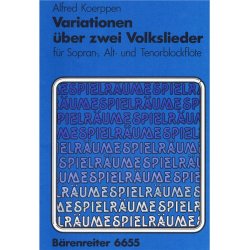Variationen &uuml;ber zwei Volkslieder - Koerppen, Alfred