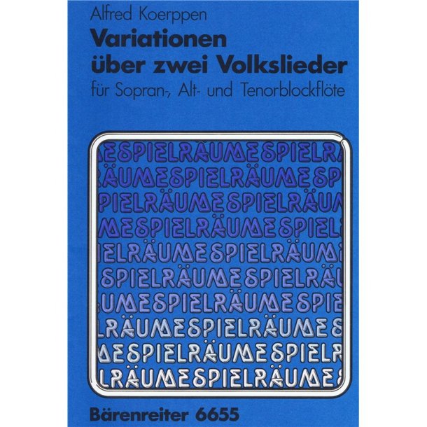 Variationen &uuml;ber zwei Volkslieder - Koerppen, Alfred