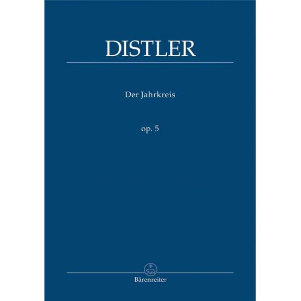 Der Jahrkreis - Distler, Hugo