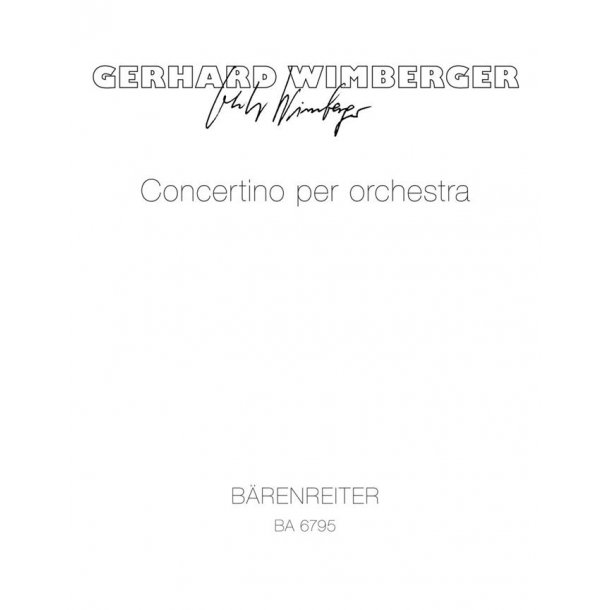 Concertino per Orchestra - Wimberger, Gerhard
