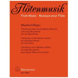 Variationen &uuml;ber das ber&uuml;hmte Menuett von L. Boccherini - Hilger, Manfred