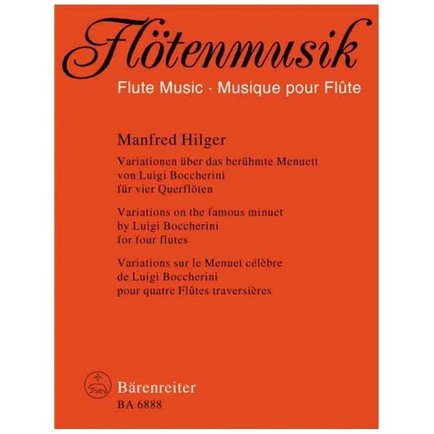 Variationen &uuml;ber das ber&uuml;hmte Menuett von L. Boccherini - Hilger, Manfred