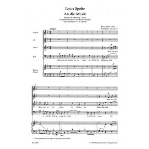 An die Musik - Spohr, Louis