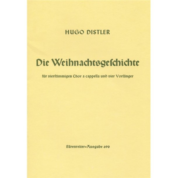 Die Weihnachtsgeschichte (Nativity Story) - Distler, Hugo