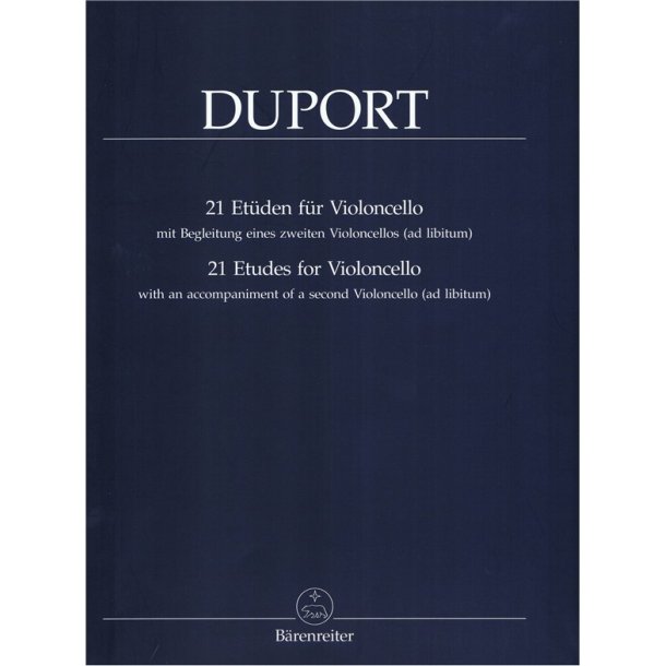 21 Etudes - Duport, Jean-Louis