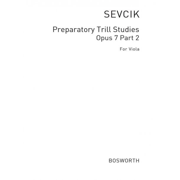 Sevcik Viola Studies: Preparatory Trill Studies Part 2