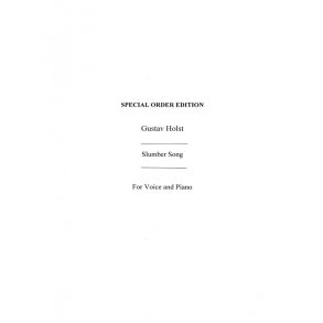 Holst, G Slumber Song Op.4/2 D Vce/Pf