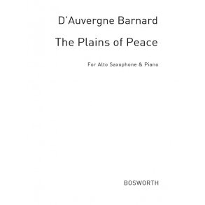 A. Barnard: Plains Of Peace for Saxophone and Piano