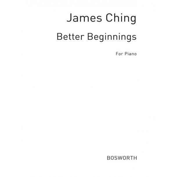 Ching, J Better Beginnings Pf