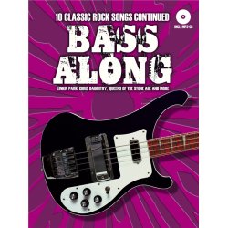 Bass Along: Classic Rock Continued (Book/CD)