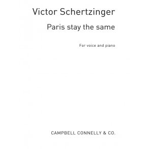 Schertzinger, V Paris Stay The Same  Pvg