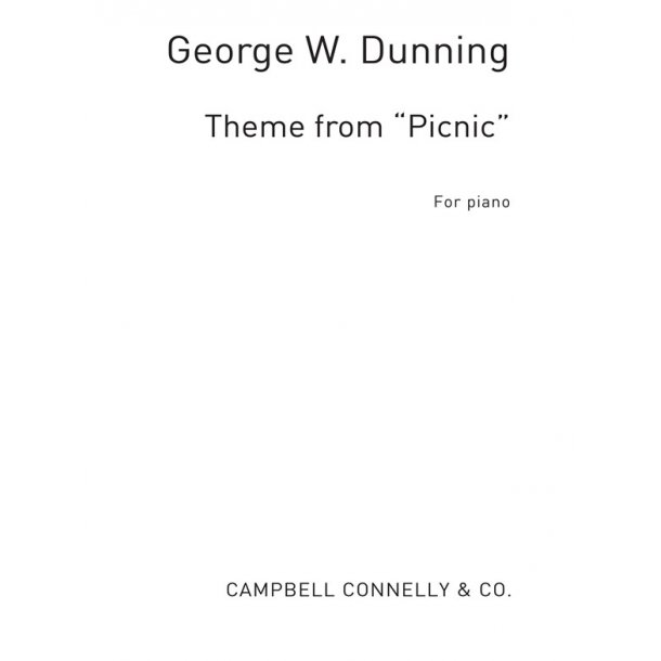 Duning, Gw Theme From Picnic Piano