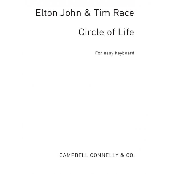Elton John: Circle Of Life For Easy Keyboard