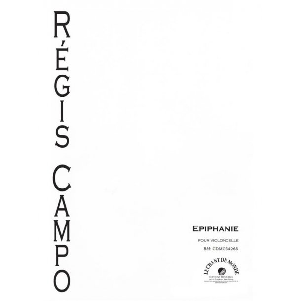 R&eacute;gis Campo: Epiphanie