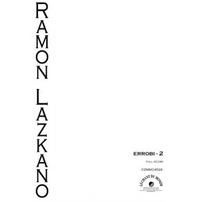 Ramon Lazkano: Errobi 2 (Score/Parts)