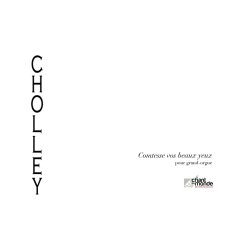 Pierre Cholley: Comtesse Vos Beaux Yeux - pour Orgue