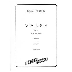Fr&eacute;d&eacute;ric Chopin: Valse No. 28 En Fa Di&egrave;se Mineur (Posthume)