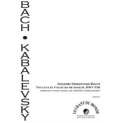 Dimitri Kabalevsky: Toccata Et Fugue En R&eacute; Mineur BWV 538 De J.S Bach